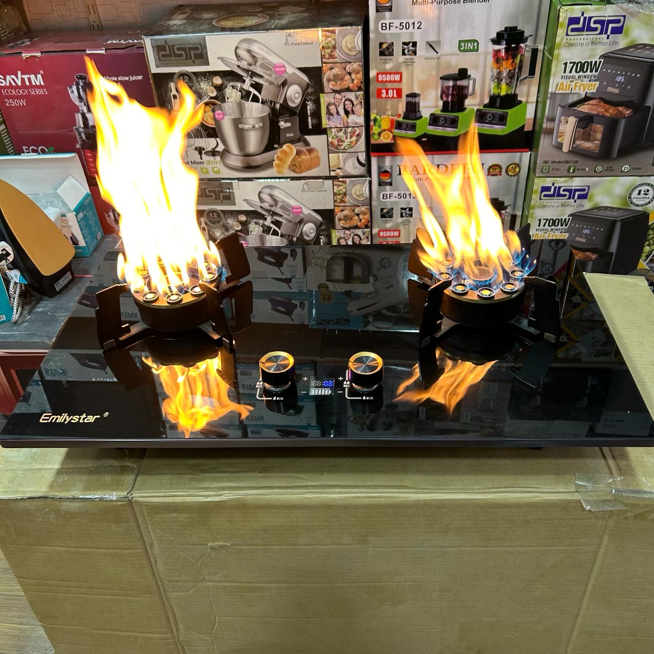 Double Burner Butterfly Stove Natural Gas And LPG