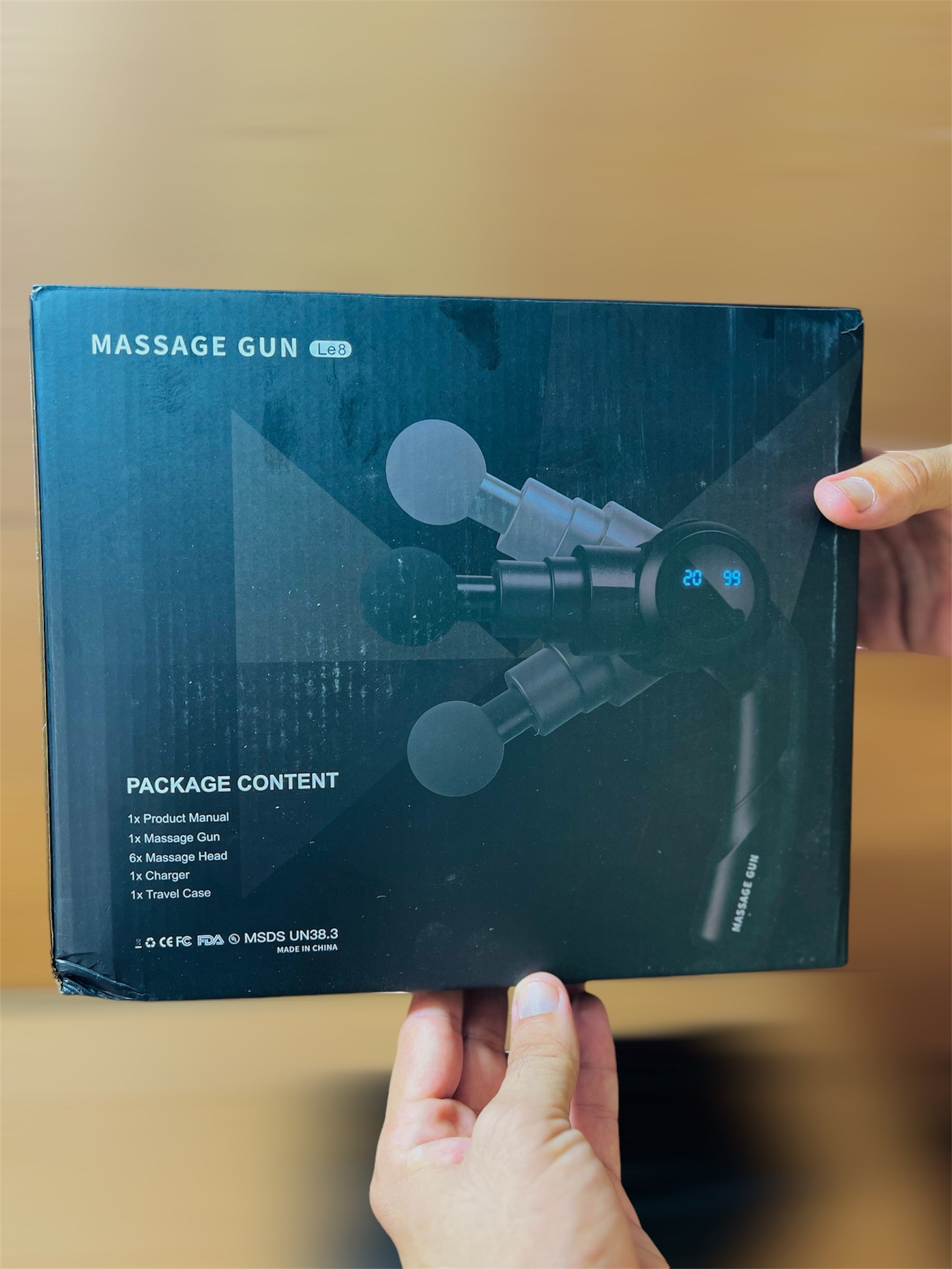 Foldable Gun Massager