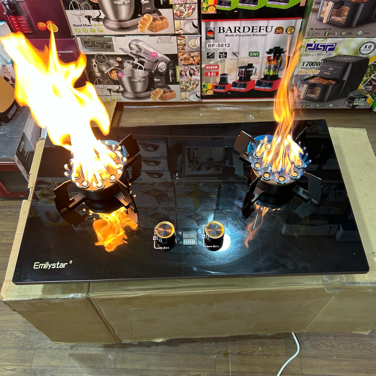 Double Burner Butterfly Stove Natural Gas And LPG