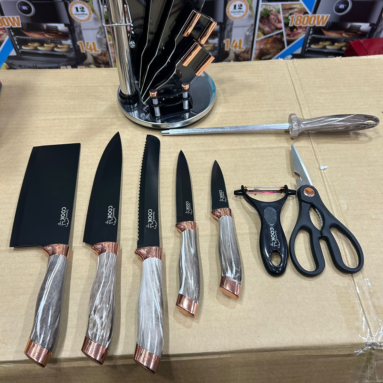 Turkey Imported 9 Pieces Knives Set