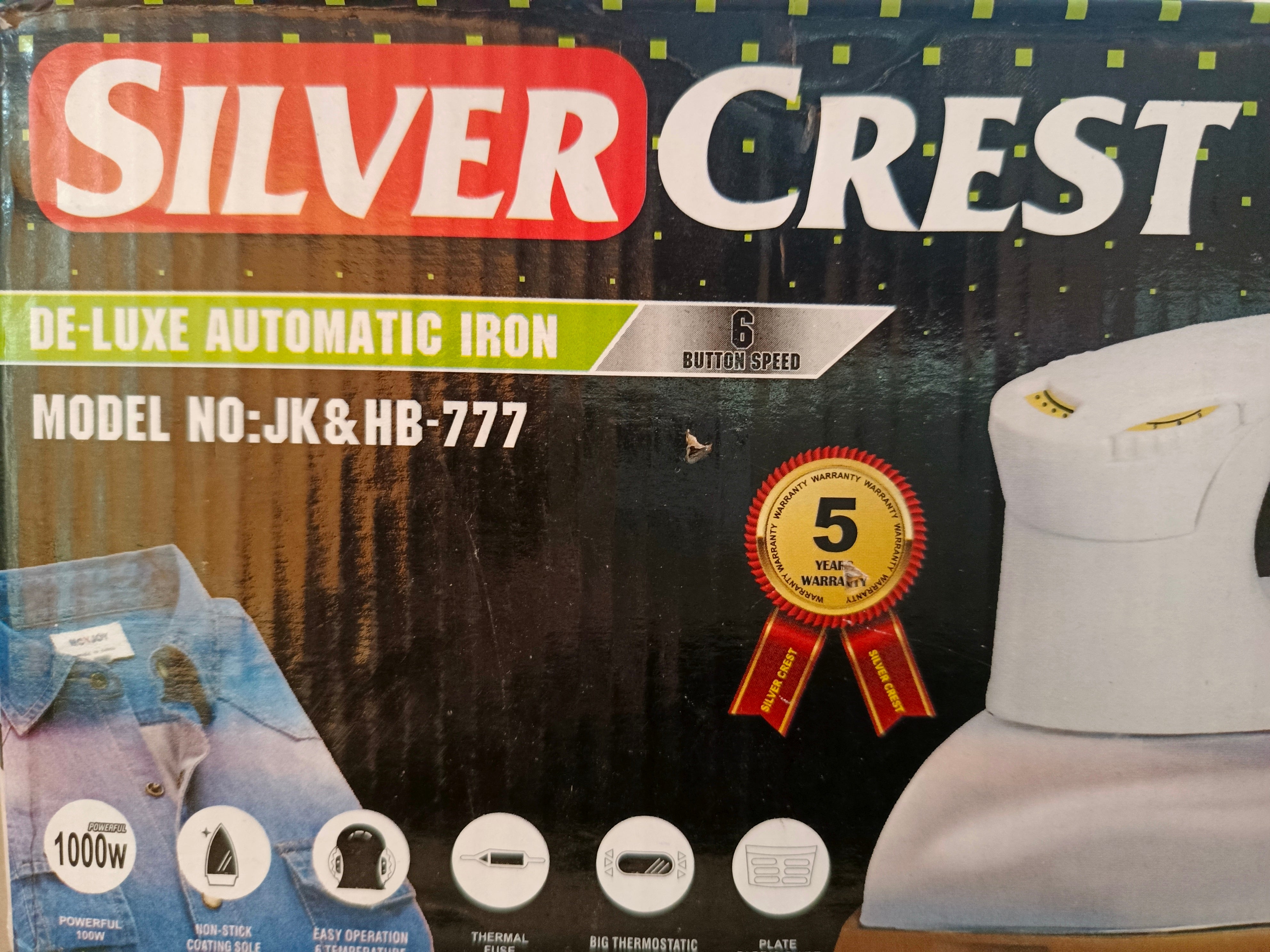 Silver Crest Dry Leon with 5 Years Warranty