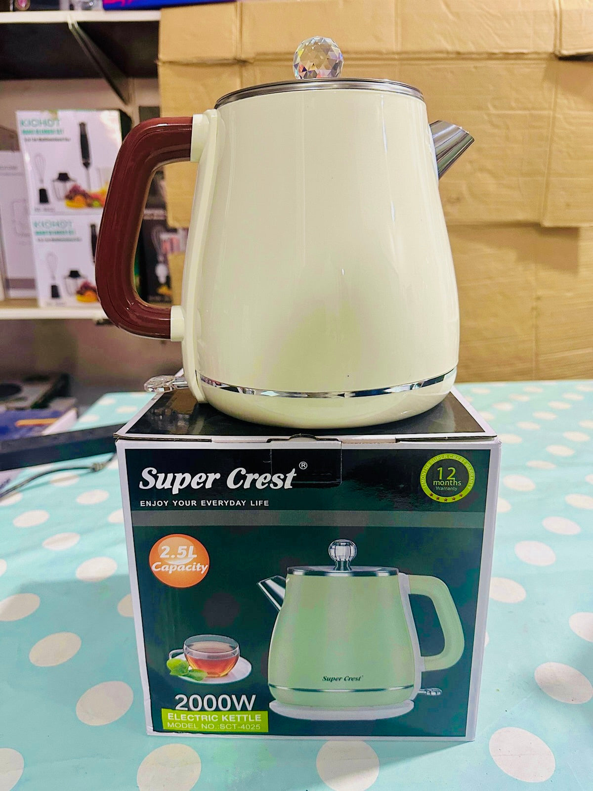 Super Crest Original Electric Kettle