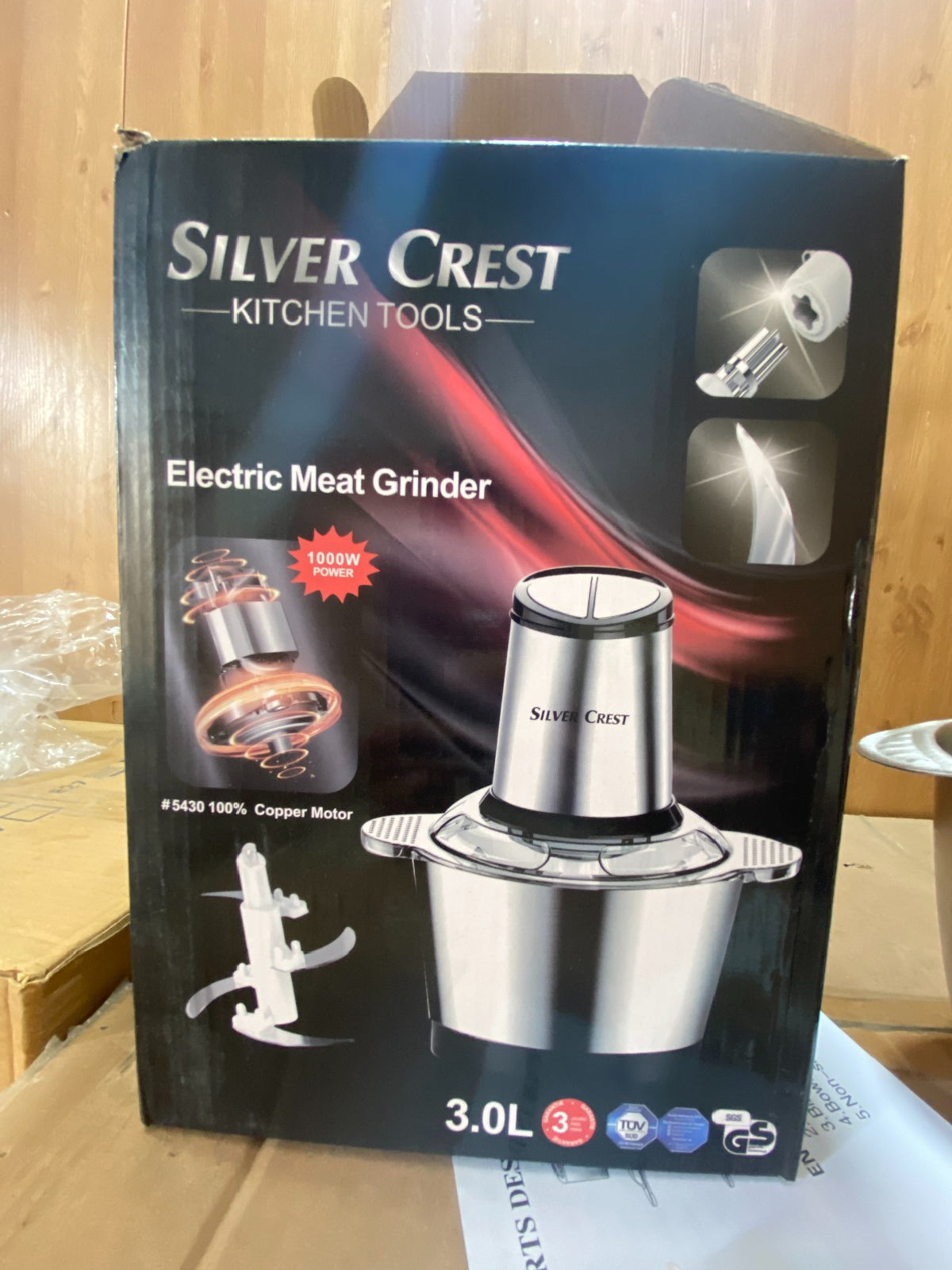 Lot Imported Silver Crest 3L Chopper