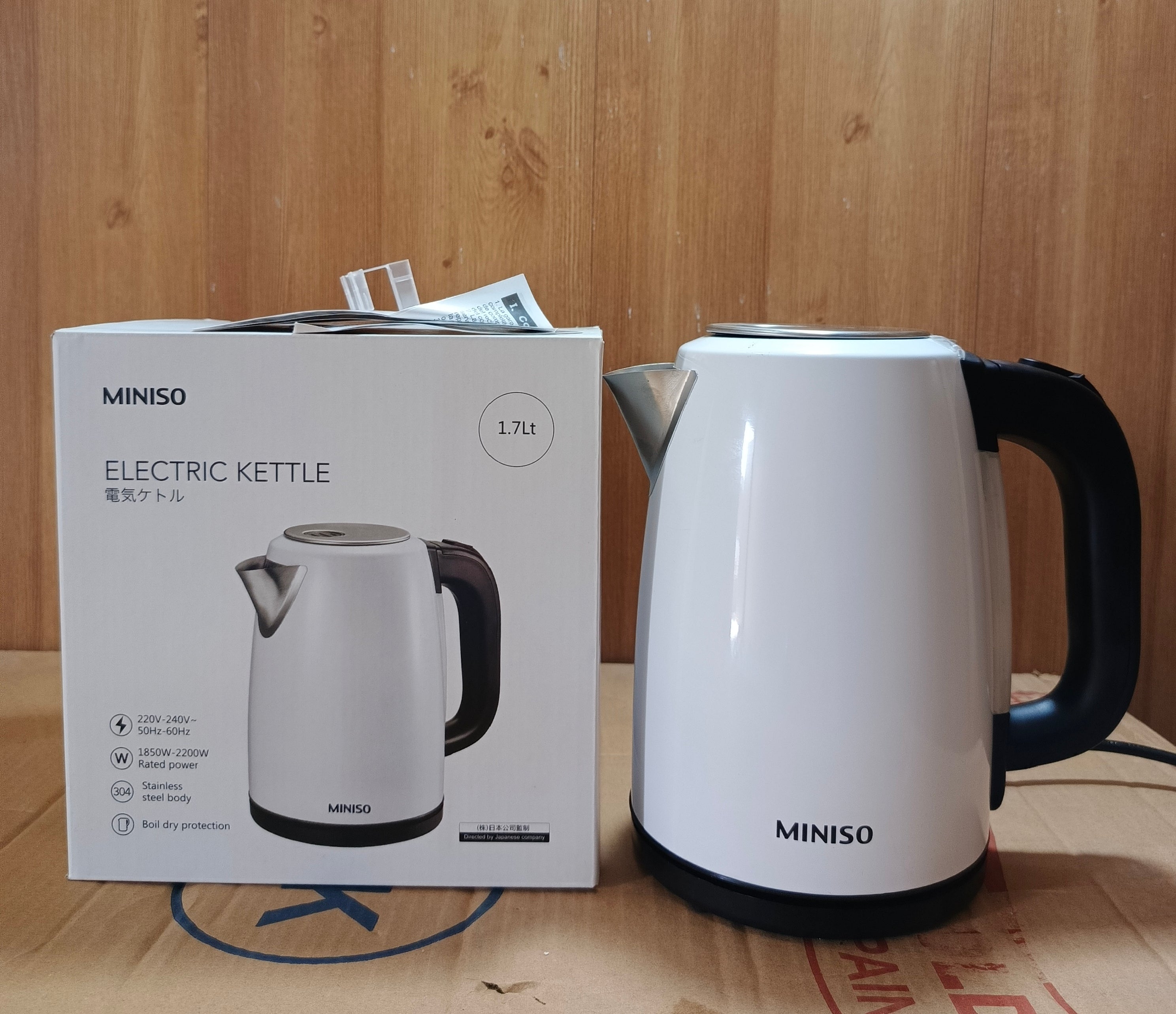 MINISO Electric Kettle 1.7 Ltr