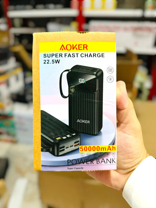 AOKER Super Fast Charging Power Bank 50,000mAH